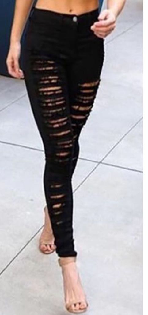 Black Ripped jeans